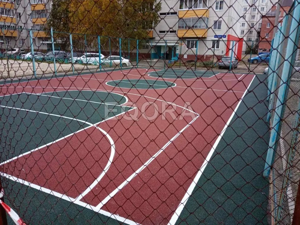 Резиновые покрытия из крошки для спортивных площадок в Радужном